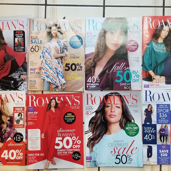 8 Roaman's clothing catalogs - Picture 1 of 4